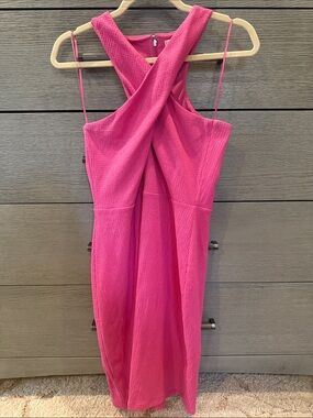 maxi dress vs midi dress Azure Embroidered Cotton Rhea timelesssilhouettes Modest Formal Satin Short Variant:Sweetheart pink size xlarge